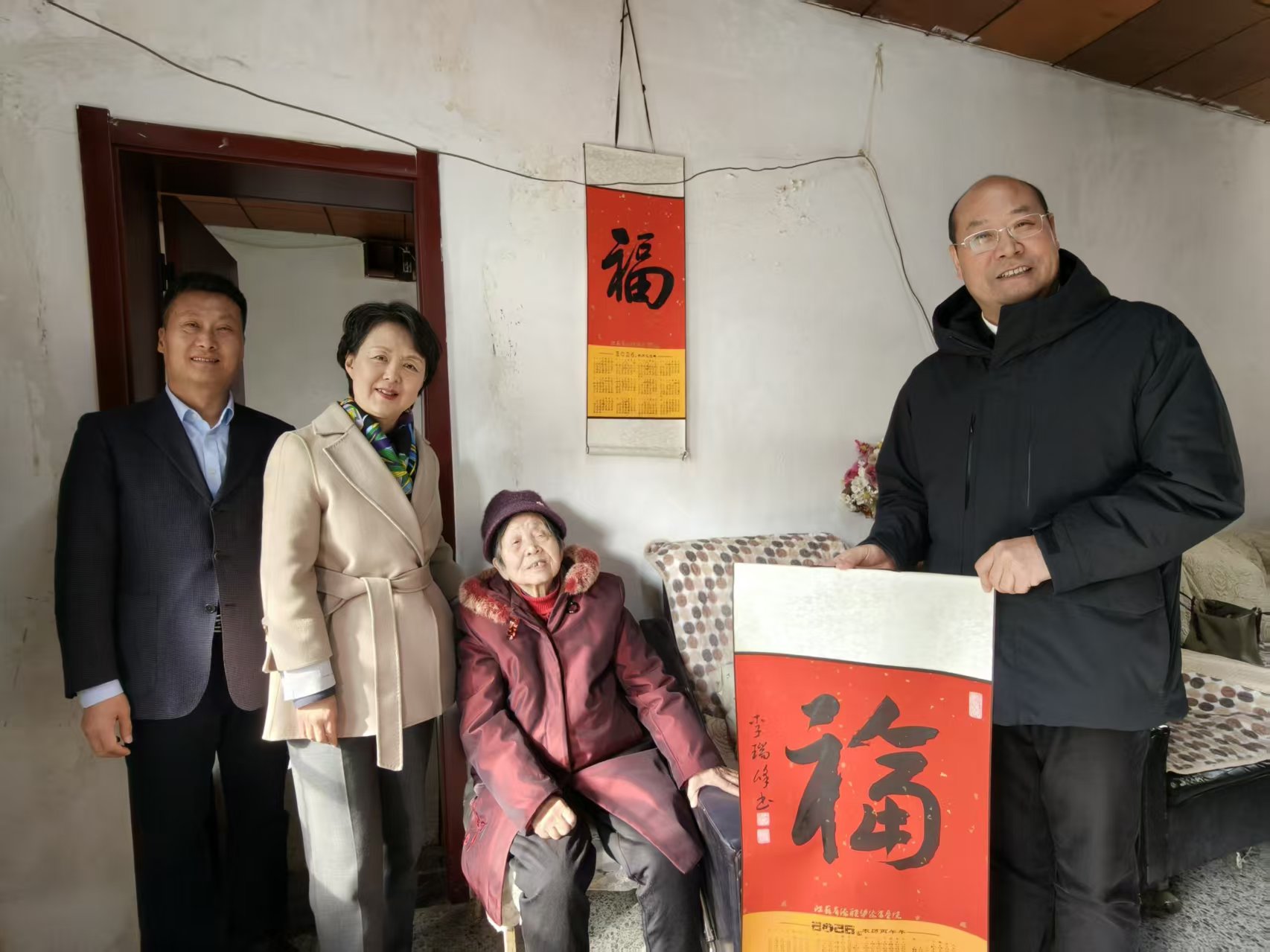 省侨联刘标主席来淮慰问调研